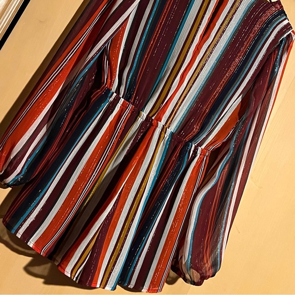 Forever 21 Striped Surplice Romper!!! - Picture 9 of 14